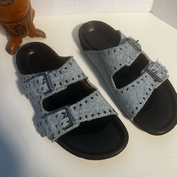 Isabel Marant denim Lennyo Sandals - Picture 11 of 12